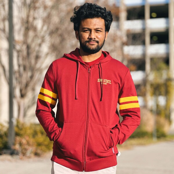 Authentic Brand Iowa State Cardinal Full-Zip Hoodie